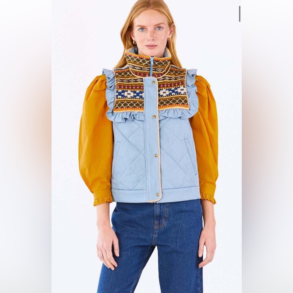 Hunter Bell Pippa Vest- Fair Isle Knit - Picture 3 of 14